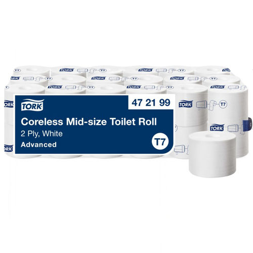 Tork T7 Toiletpapier Coreless 2lgs Comfort 36x900 vel