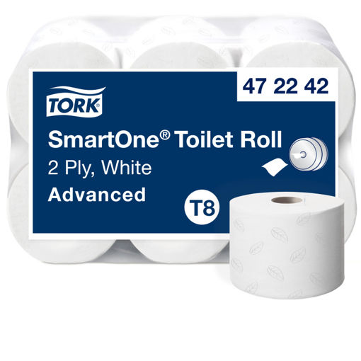 Tork T8 Toiletpapier Smart One 2lgs Comfort 6x1500 vel