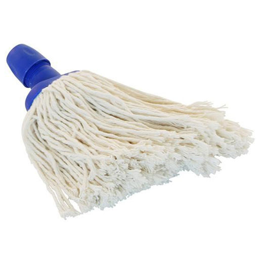 Afbeelding van Minimop Steelaansluiting 250 gr Ovale Dop Blauw