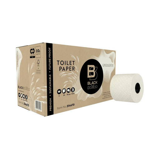 Afbeelding van BlackSatino ST10 Toiletpapier Doprol 3lgs GreenGrow 24x507v