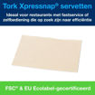 Afbeelding van Tork Xpressnap Servet 2lgs 22x17 cm 1/2 vouw 8000 st Naturel