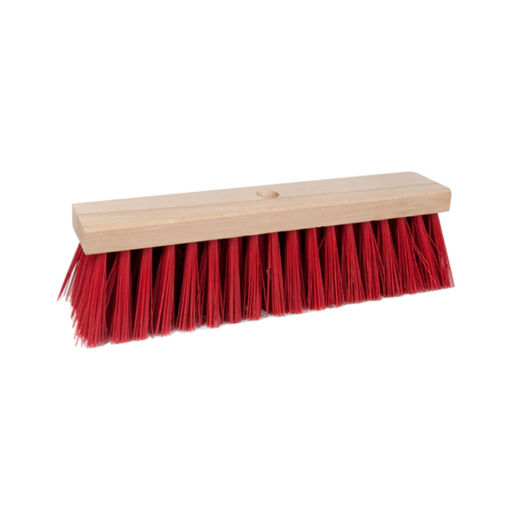 Straatbezem Hout PVC 40 cm