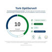 Tork T7 OptiServe® Toiletpapier Coreless Dispenser Wit 4 rollen