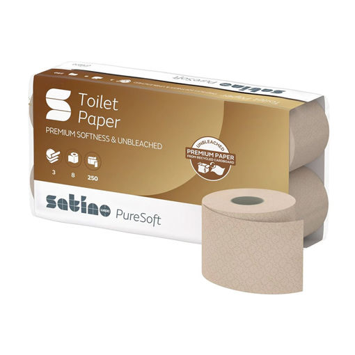 Satino MT1 Puresoft Toiletpapier Traditioneel 3lgs 64x250vel